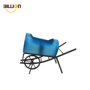 Cheap Country Flower trolley Tool Cart Metal Garden Wagon