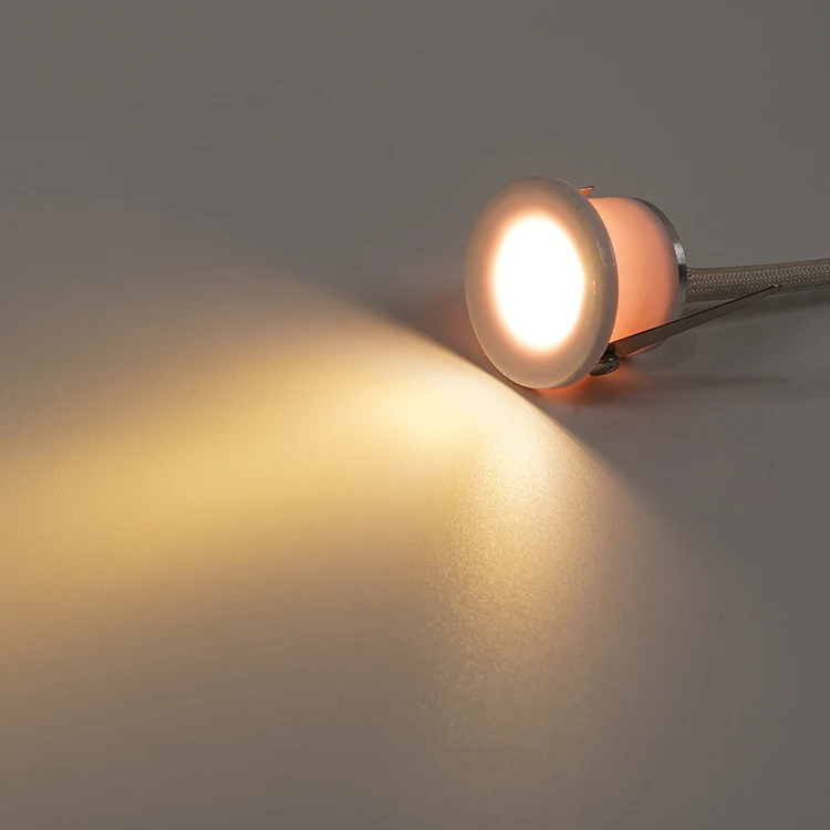 Long Working Time Recessed Mounted Indoor Lighting Home Aluminum PP 3w COB Round Led Spotlight