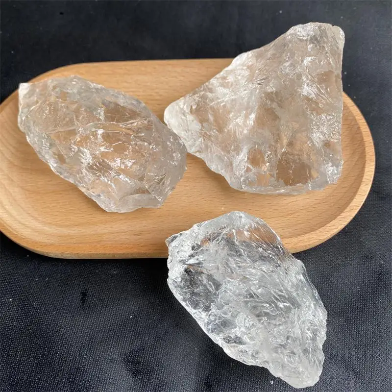 Wholesale Natural Irregular Rainbow Gemstone Rough Asse Clear Quartz Stones Raw Rainbow Crystal Stone