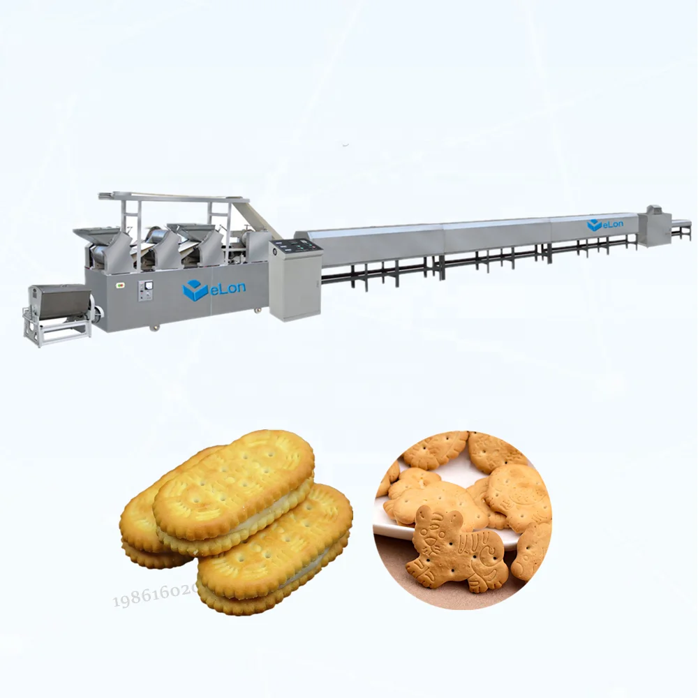 Automatic Biscuit Making Machine Small Various Cookies Equipment