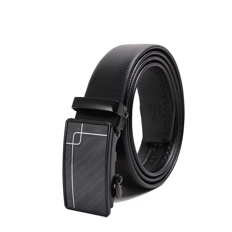 Новинка 2022 регулируемый ремень с автоматической пряжкой устойчивый к натяжению износостойкий деловой ремень для мужчин модный