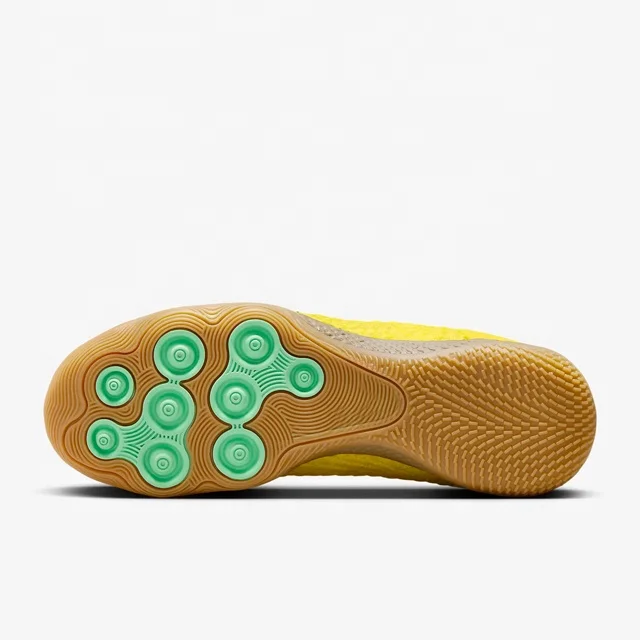 SMD custom high quality yellow football men futsal indoor soccer shoes