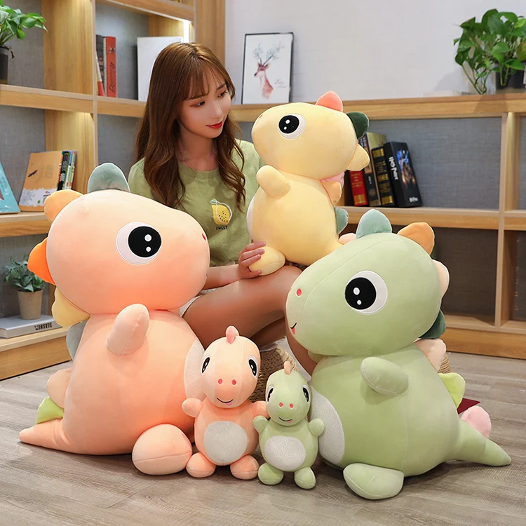Wholesale cute dragon doll cartoon dinosaur soft plush animal new dinosaur plush pillow sofa cushion for children