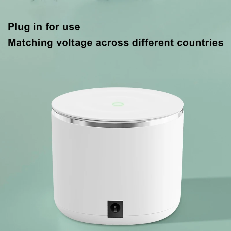 Household Portable Mini Home Use Jewelry False Teeth Dental Aligner Retainer Cleaning Machine UV Ultrasonic Denture Cleaner