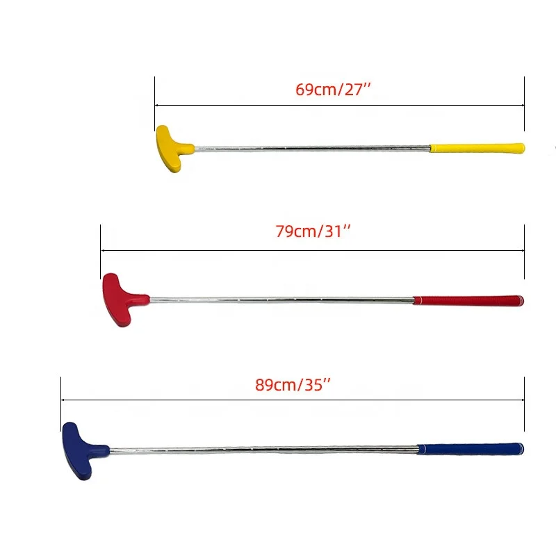 Rubber Head  Mini Golf Putter for Kids Junior Adult Golfers Double-Sided Golf Putters Training Aids