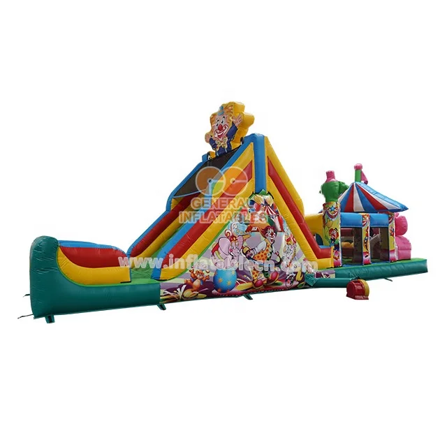 circus equipment inflatable trucks to climb stairs slides obstacle course tents jumping castle equipment for sale