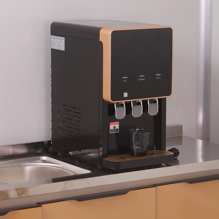 2024 New Design Countertop UF Water Purifier Machine Hot and Cold Water System with Activated Carbon Material