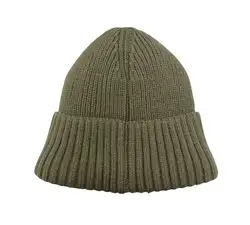 Custom Unisex Ski Outdoor Beanie Cap Rib Chunky Beanie Hats with Thinsulate For Sale