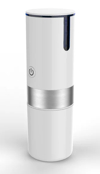 Mini Travel Coffee Maker, Portable Compatible K-Cup Capsule and Ground Coffee for Outdoor, Camping or Office Coffee Maker