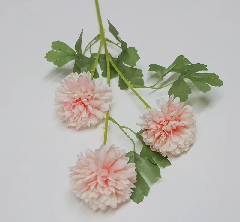 New Arrival DIY Silk Artificial Faux Chrysanthemum Flower For Indoor Home Events Decoration