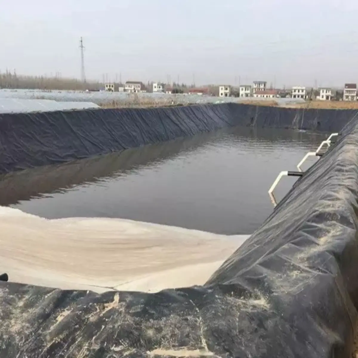 Hdpe LDPE LLDPE Pond Pool Liner 1mm Waterproof Plastic Dam for Reservoir Project in Kenya HDPE Geomembrane