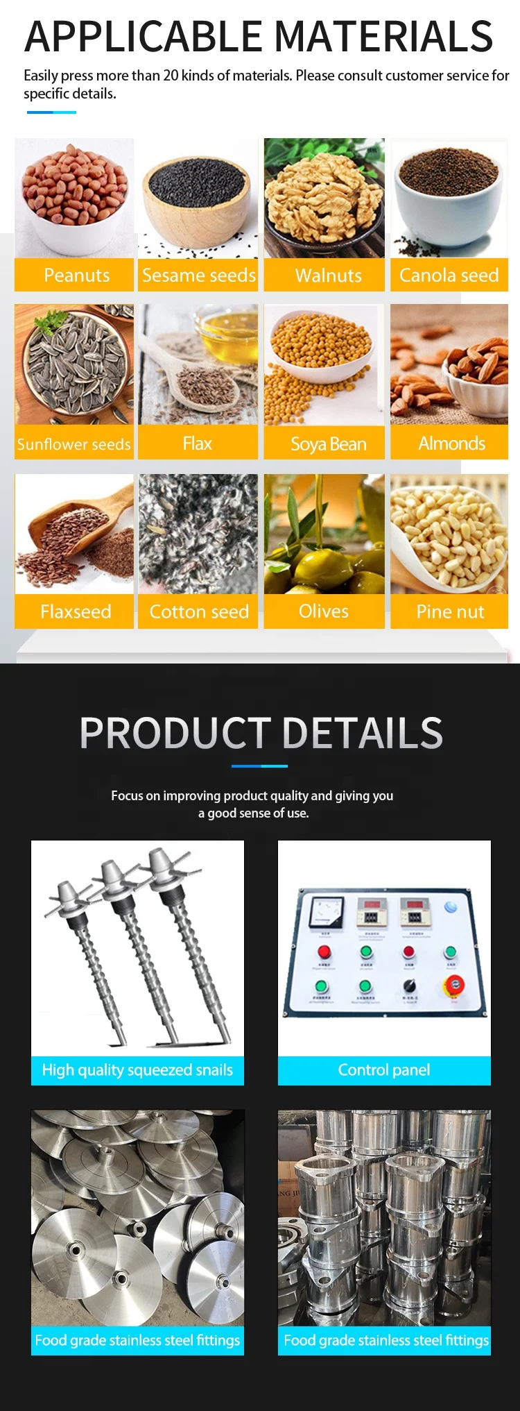 Cold Oil Press Machine Oil Mill oil press machine