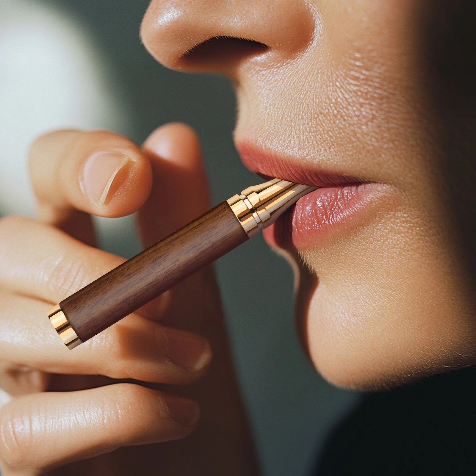 Wooden Vaporless Eucalyptus Core Refills Depression Relief Items Stress Calm Small Vapor Pen  Essential Oil Inhaler For Adults