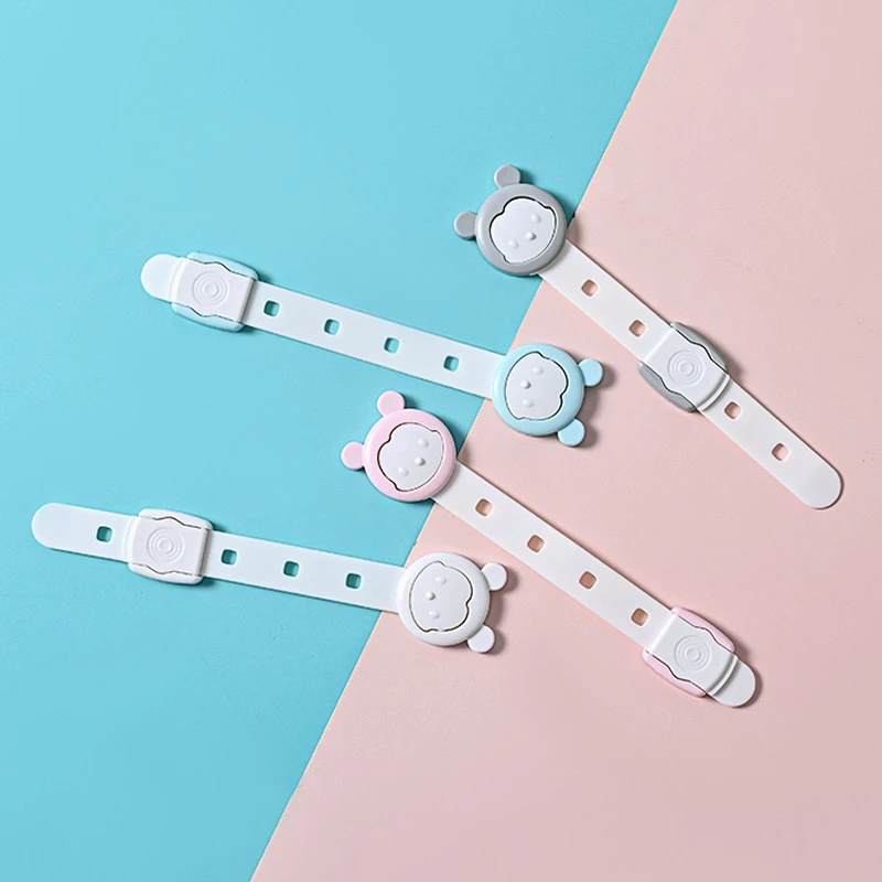 High Quality  5 Length Adjustable Baby Anti-pinch Safety Lock Bpa Free Baby Safety New Magnetic Safety Drawer Lock Child