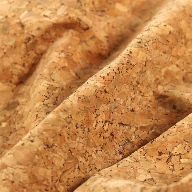 Three-dimensional wood grain: pure natural cork, soft and thick, small color blocks, sawdust, washable fabric