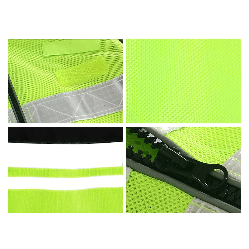 Summer New Design Short Sleeves Jackets For Men Hi Vis Workwear Uniform Reflective Safety Clothing
