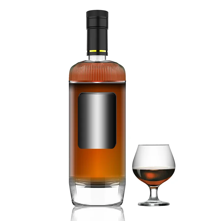 Стеклянная бутылка super flint с крышкой для виски VSOP стеклянные бутылки 700 мл