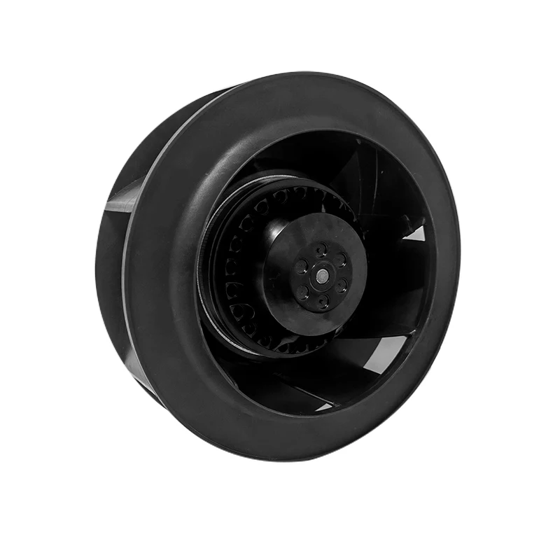 225mm single phase AC fan motor plastic wheel centrifugal fan