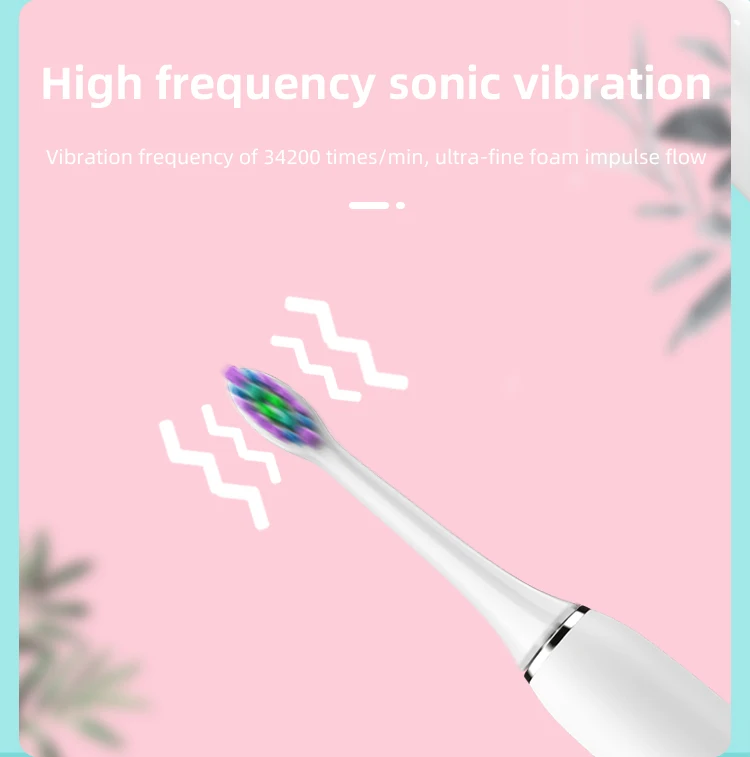 IPX7 USB Fast Charge Charging Automatic Vibrate Dental Electrical Electronic Electric Tooth Brush Toothbrush