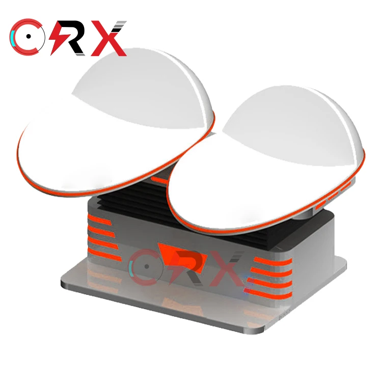 Amusement Theme Park 2 Players Slide Motion Chair 9d Cinema Virtual Vr Skiing VR Sliding Simulator