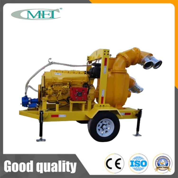 Two/Four Wheel Mobile High Head Naturally Aspirated Diesel Engine Pump