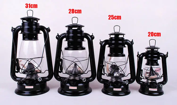 Emergency classic Outdoor Hiking Camping 2024 Adjustable Light Tools 7 Colors 4 Sizes Retro Kerosene Lamp Hurricane Lantern