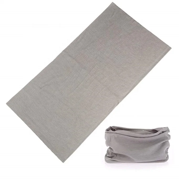 Promotional Gifts Custom Face Bandana Camo Seamless Seamless Milk Silk Bandana For Walking Events