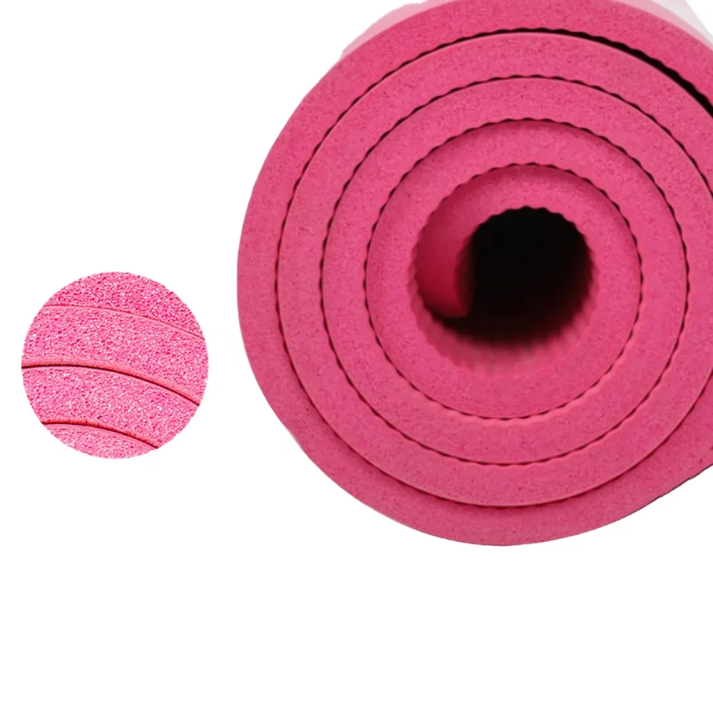 
Amazon hot Athletic Works cute vegan foldable yoga mat with bag for fitness 