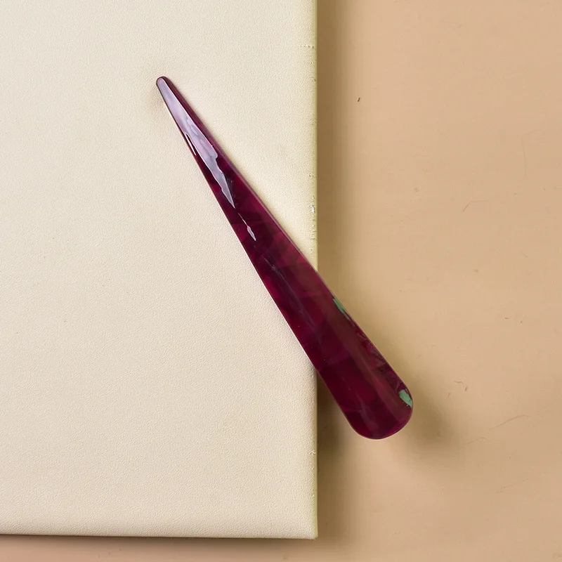 water ripples Durable Non-Slip Duckbill Acrylic Clips for Women Thick and Thin Hair