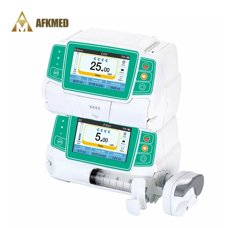 Medical Electric Syringe Pump Single Channel Infusion Syringe Pump