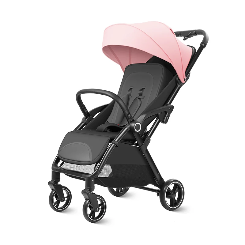 Eco-friendly Light weight foldable 4 wheel stroller for children / safety baby kids stroller