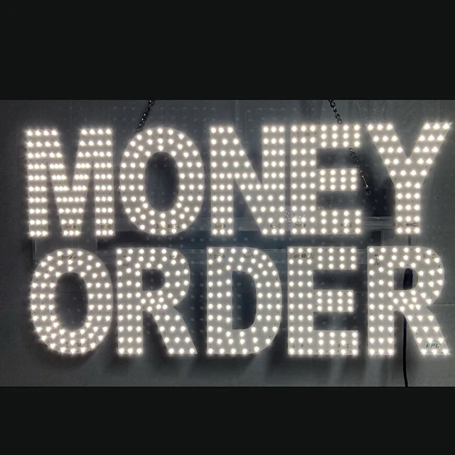 Manufacturer Design Custom 3D Advertising Letter Transparent Flexible Led Sign Board For Store Business