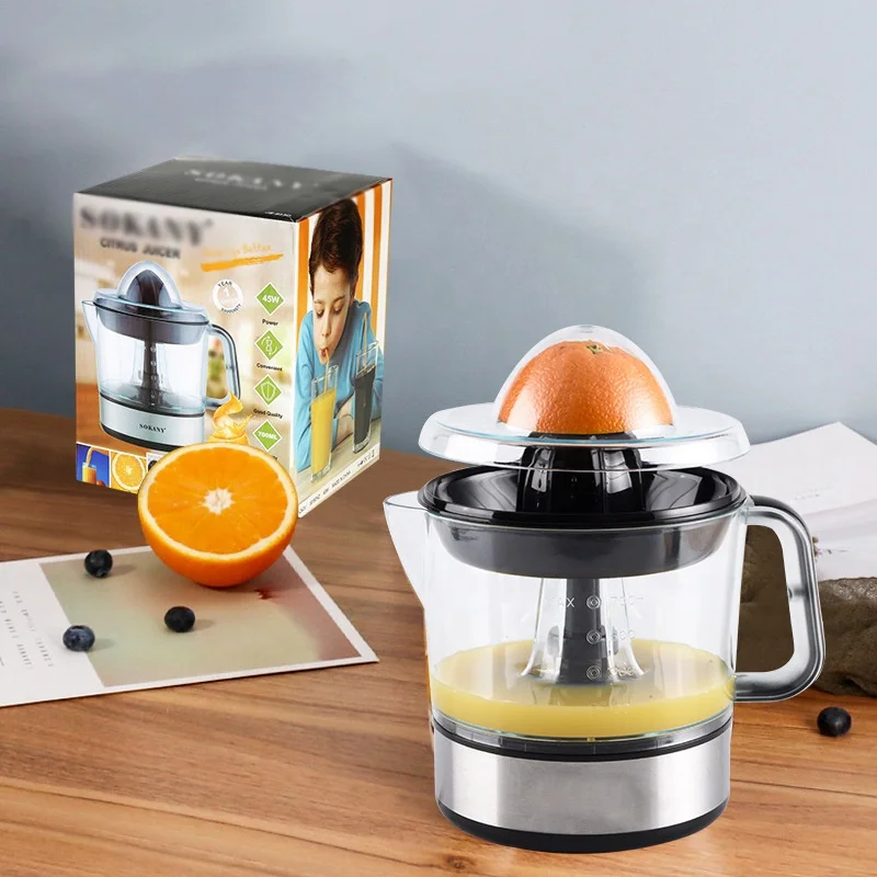Custom Logo EU Shaker Automatic Centrifugal Portable Citrus Cold Electric Orange Juicer For Home
