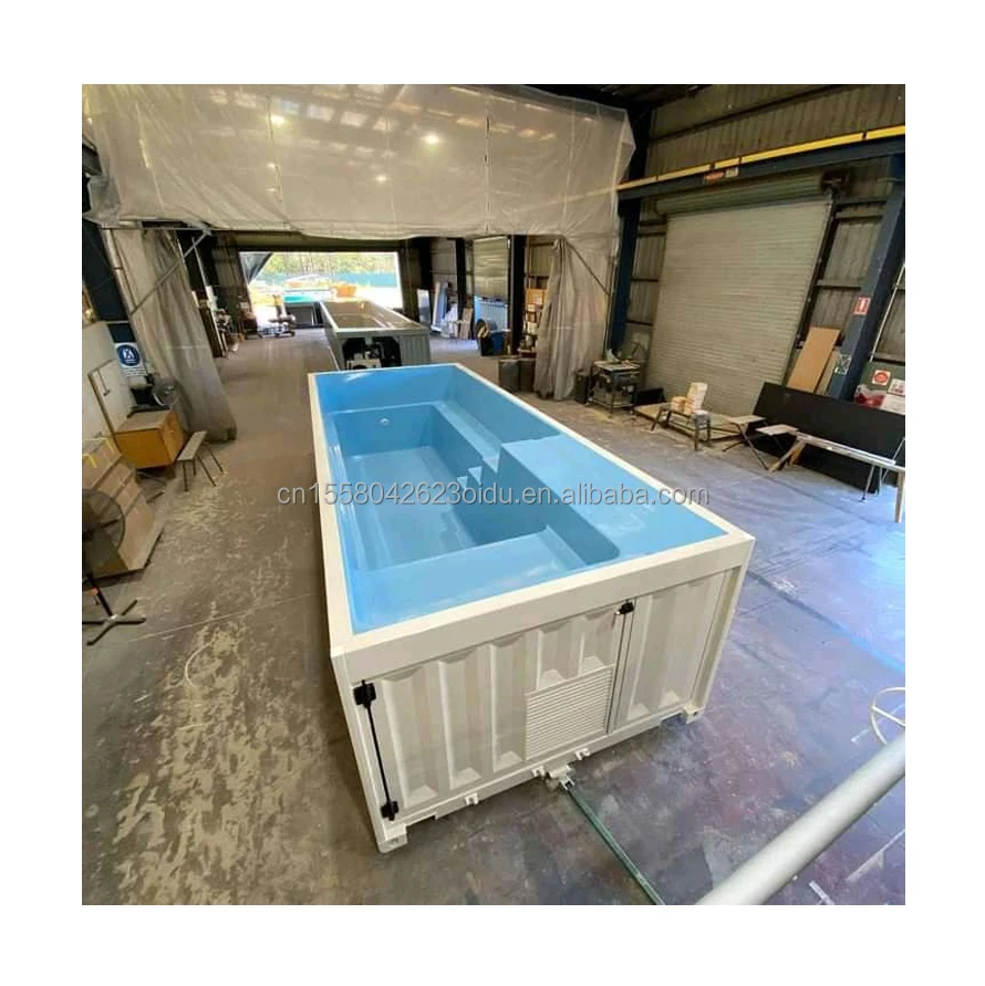 Modern Design Prefabricated Steel Container Swimming Pool for Outdoor Vacations Hotels Parties or Office Use