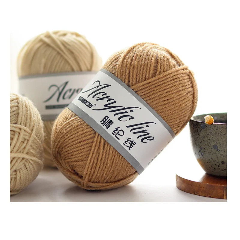 customizes acrylic yarn craft for children DIY decoration,scrapbook craft  yarn ,hand knitting