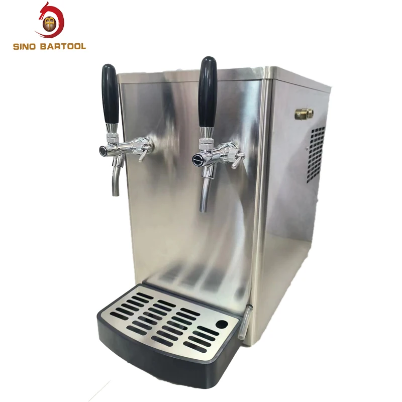 Foaming Door Beer Bar Fridge Upright Chiller Beer Display Fridge with Tap super deluxe keg fridge