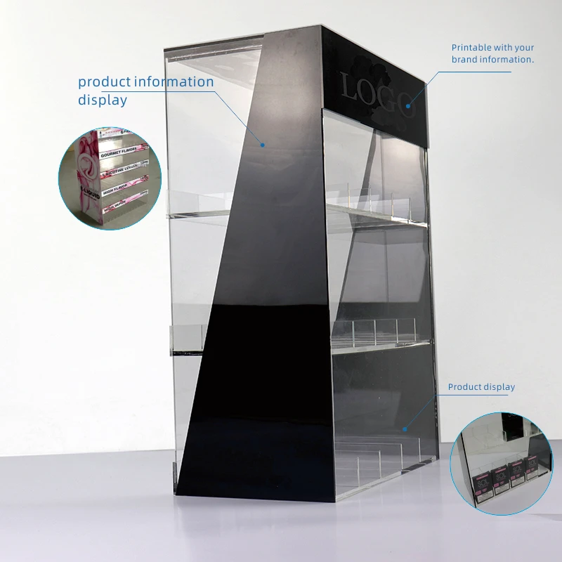 vapor E liquid display 6