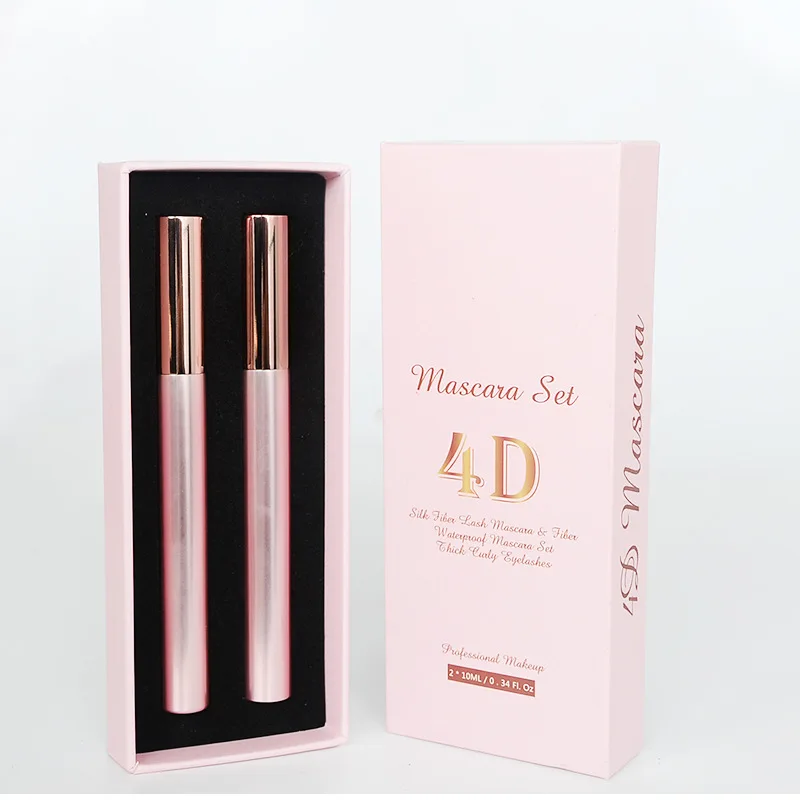 Hot Selling Mascara Products New Makeup Eye Lash Black Waterproof 4D Silk Fiber Eye Lash Mascara