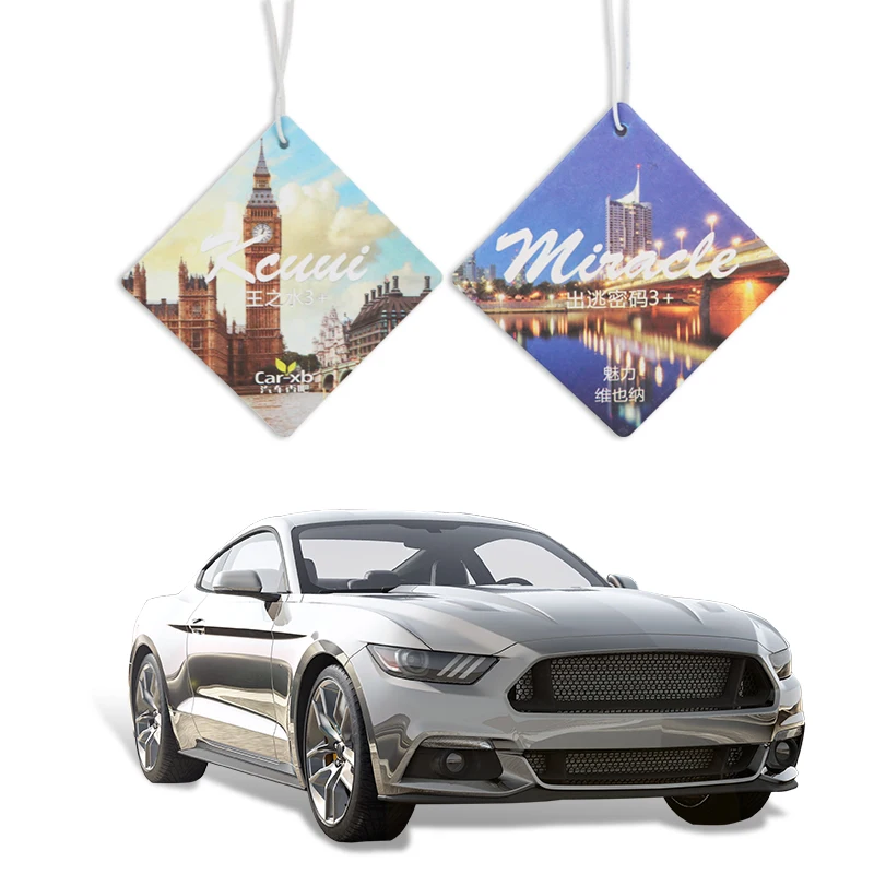 Scented Card Air Freshener / Sea Breeze / Hanging Air Freshener 3 Pack Fragrance Room Decoration