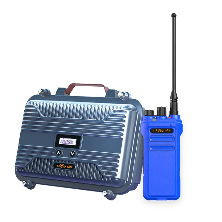 Chierda V9D and TC328D Powerful Walkie Talkie 10W Digital repeater digital combination field endurance walkie-talkie