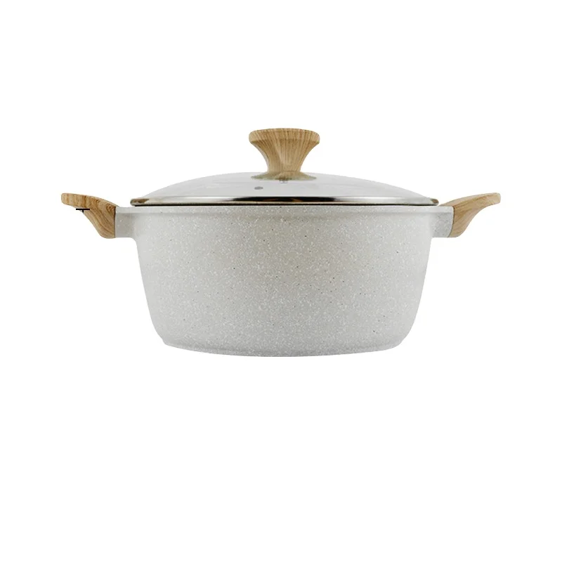 Nonstick Die Casting Stock Pot Casserole with Induction Bottom