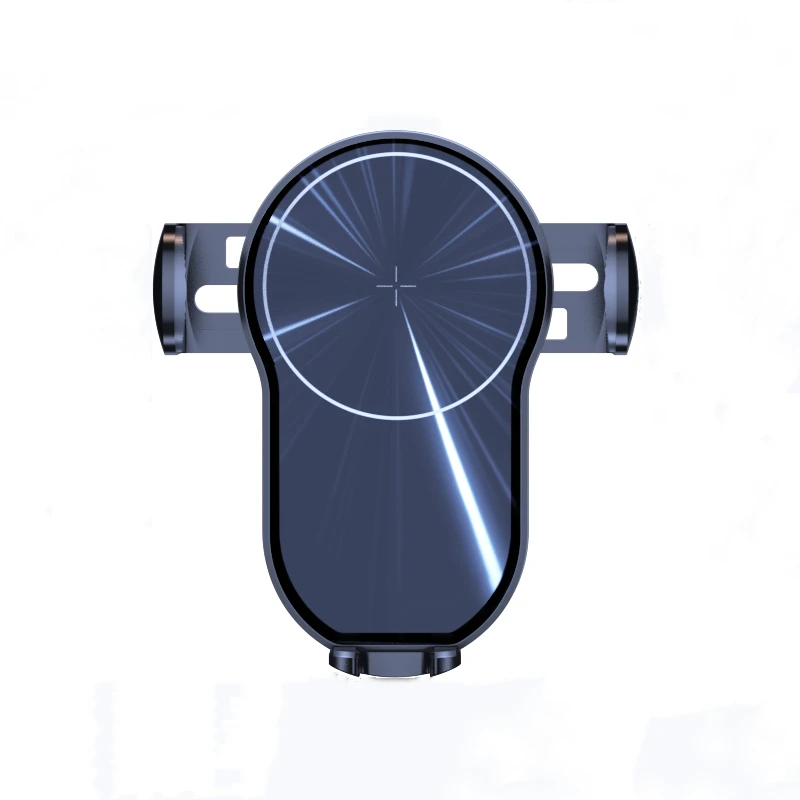 New Release Car Mount Holder with Wireless Charging Auto Aim Coil 15W Rapid Wireless Vehicle Charger Phone Mount Chargers Holder