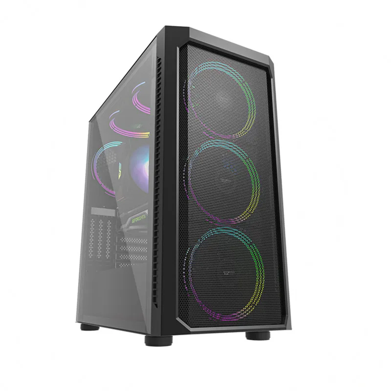 Darkflash New coming pc case RGB gaming case tempered glass side panel cabinet Empty Chassis For Storage Computer