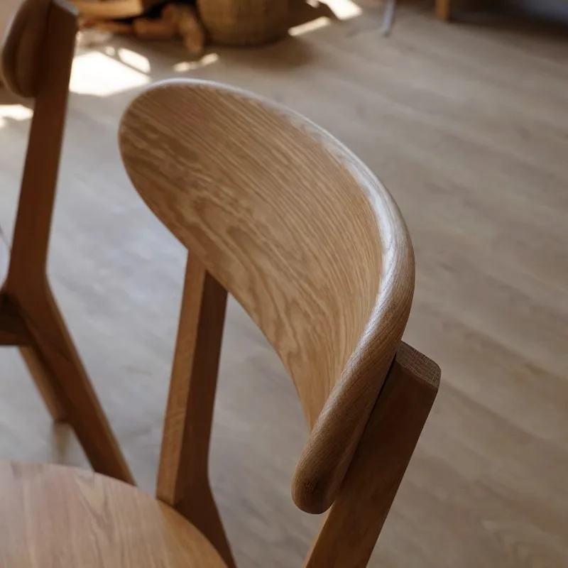 Недорогая Мебель в скандинавском стиле деревянный стул необработанный твердый обеденный стол набор из 8 стульев