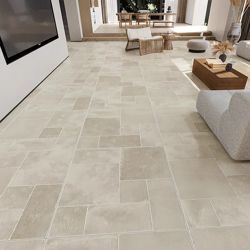 Современный дизайн античная каменная плитка для наружного использования нескользящая 600x600 деревенская виллы патио террасы балкона сада двора