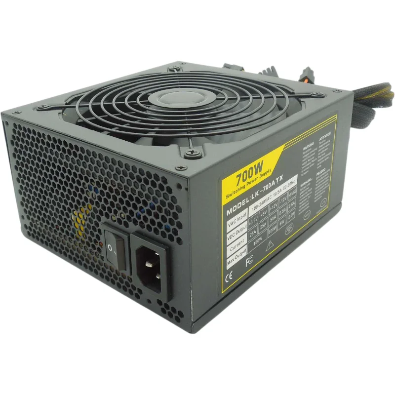 
The new 700W800W hard disk mining machine power supply supports 24 hard disk interfaces Chia power supply 