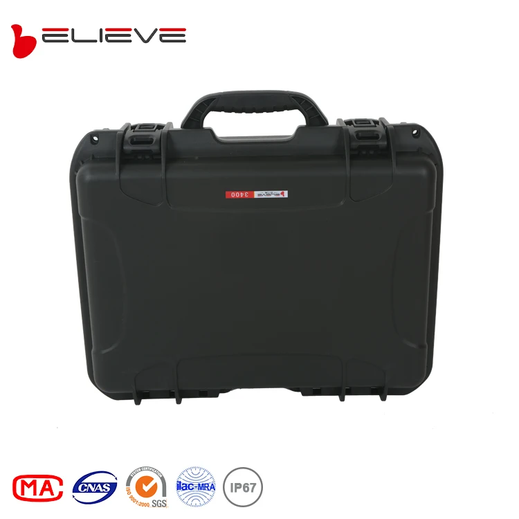  pp material IP67 hard plastic instrument carry tool case for electrical