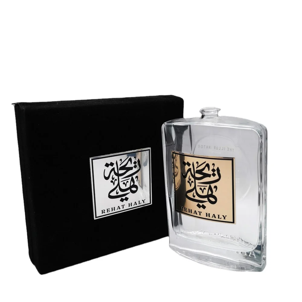 Customized size metallic color/pantone color alcohol proof sticker for perfume glass bottle with 0.3-1.5mm thickness