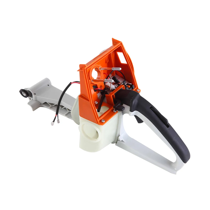 381/382 бензопила запасные части Задняя ручка в сборе масляная труба воздушный фильтр зажигания пружинное стартер подходит для 380 381 бензопилы MS