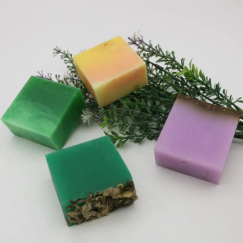 100G Wholesale Transparent Essential Oil Soap Handmade Women Vegan Flower Scented Natural Flavors Face Bath Yoni Soap